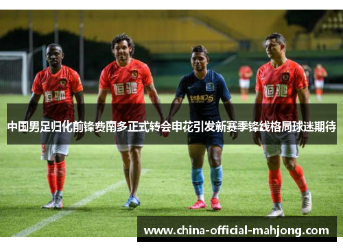 中国男足归化前锋费南多正式转会申花引发新赛季锋线格局球迷期待 中国男足归化前锋费南多正式转会申花引发新赛季锋线格局球迷期待